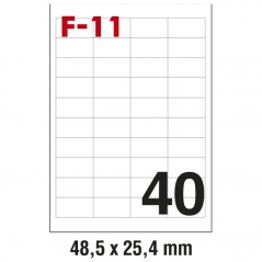 Etikete ILK  48,5x25,4mm...