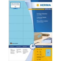Etikete 70X37 A4/24 1/100 plava Herma