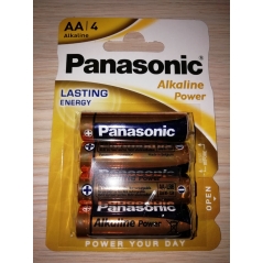 Baterije Panasonic LR6  AA alkalne 1/4