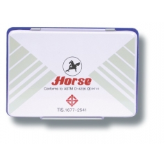Horse original jastuče za pečate metalno H-03, 54x85 mm Horse crna
