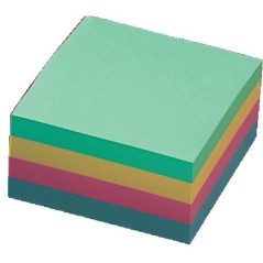 Samolepljivi blokčići 75x75 pastel, KOCKA 1/400 Info Notes