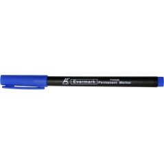 Permanent marker u slim kućištu PY243400, 1mm A Plus plava