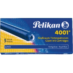 Ulošci za penkalu  4001, dupli kapacitet, 1/5 Pelikan brilliant black