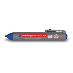 Marker za belu tablu E-12 Retract 1,5-3mm Edding plava
