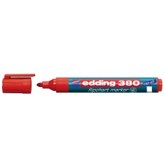 Flipchart marker 380 1,5-3mm, zaobljeni Edding crvena