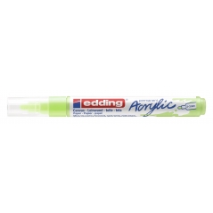 Akrilni marker E-5100 medium 2-3mm obli vrh Edding pastelno zelena