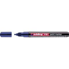 Paint marker E-791 1-2mm Edding plava