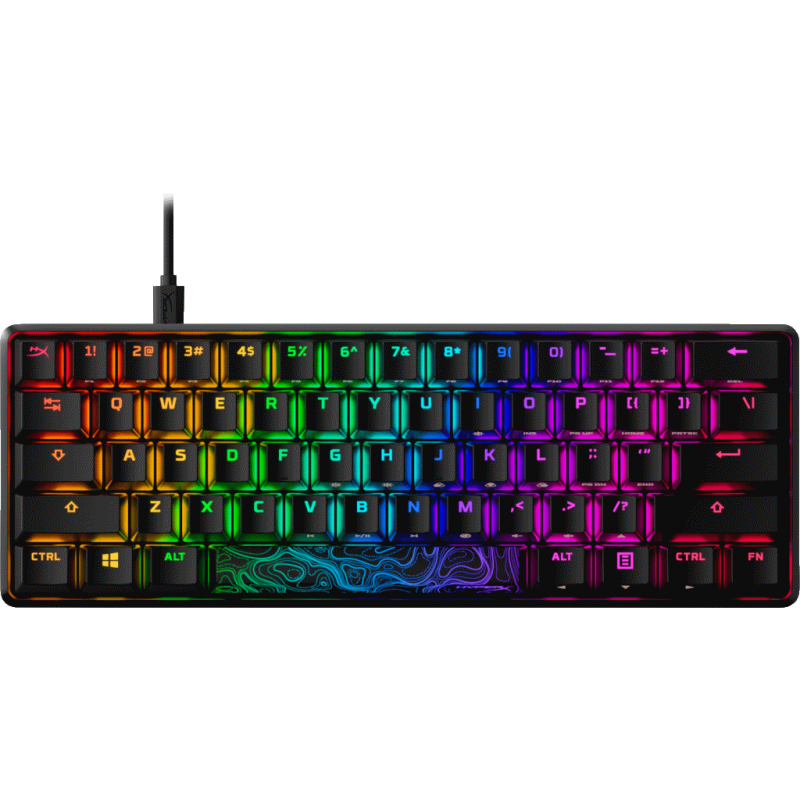 Tastatura HP HyperX Alloy Origins 60/Mehanička/Gaming/ HX Red/US Layout/4P5N4AA/crna