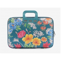 Torba BOMBATA Peonia  15,6"/16" - Limited Edition  Teal blue