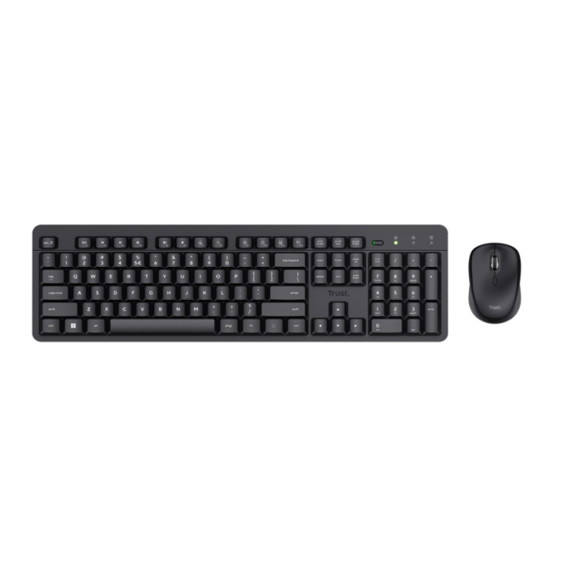 Tastatura+miš TRUST ODY II/US/crna
