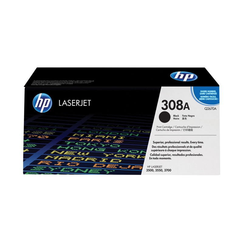 Toner Hewlett Packard Q2670A,CLJ 3500/3550/3700 original crni (308A)
