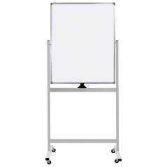 Tabla magnetna  60x90cm dvostrana + stalak sa točkićima WBAS0609 bela