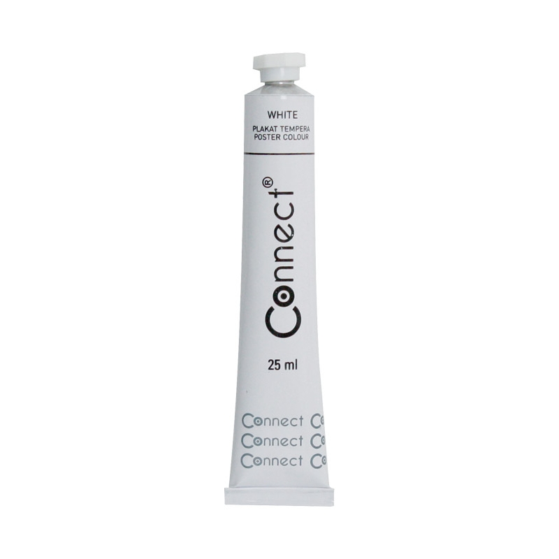 Boja tempera 30ml aluminijumska tuba Connect 3506 bela