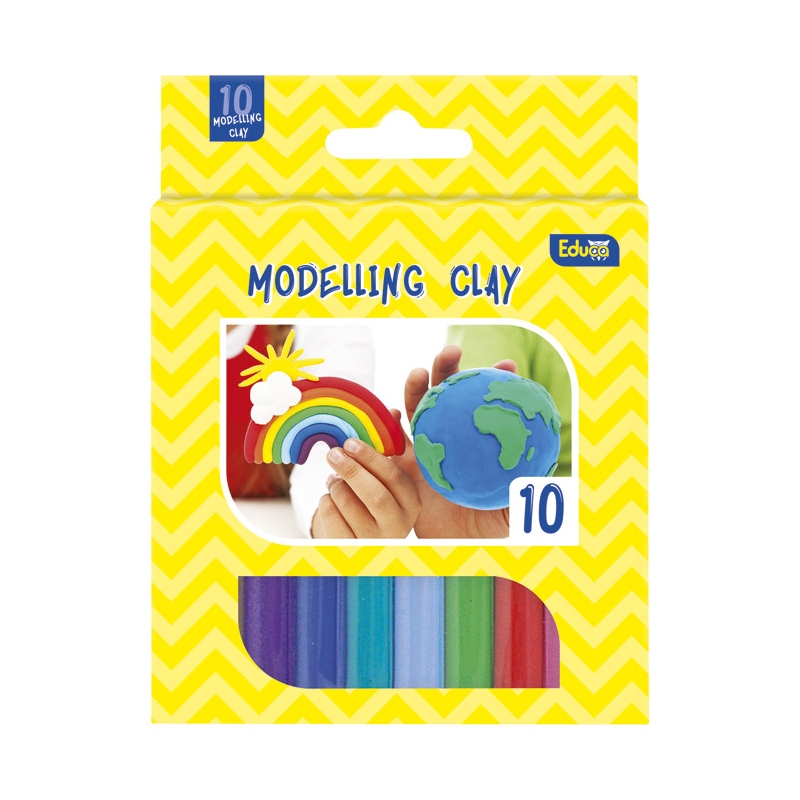 Plastelin 10bojax15g Color Educa 6820 blister