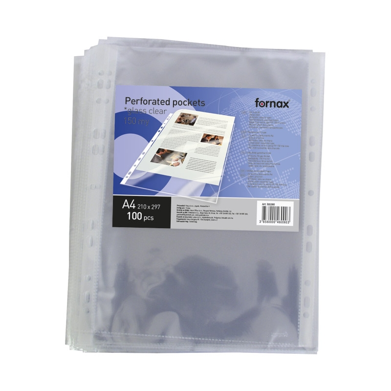Fascikla uložna A4 150my pp sjajna pk100 Fornax 8797