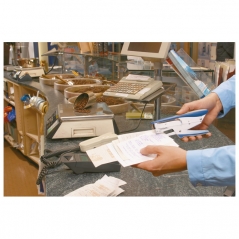 Heft mašina za spajanje do  15 listova (10) Leitz 55450033 srebrno plava