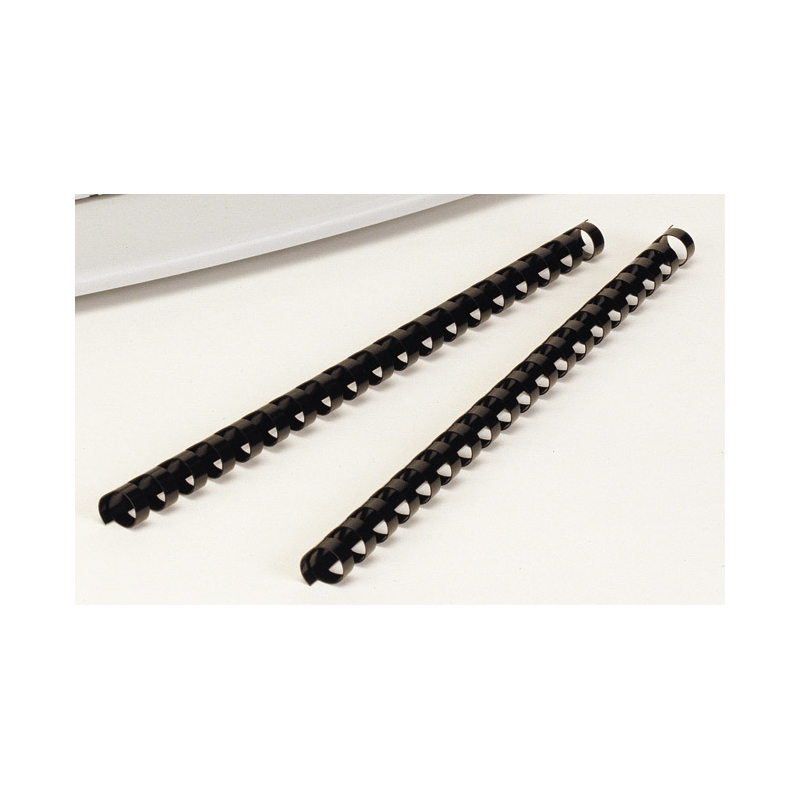 Spirala plastična fi-16mm (101-120 listova) pk100 Fellowes 5347307 crna