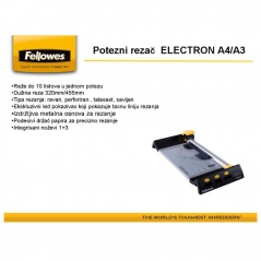 Rezač stoni za papir A3 4u1 Electron Fellowes 5410501