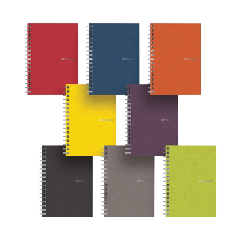 Sveska spirala A4 linije 70L 85g EcoQua Fabriano 11297317 siva