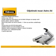 Rezač stoni za papir (giljotina) A4 Astro Fellowes 5415001