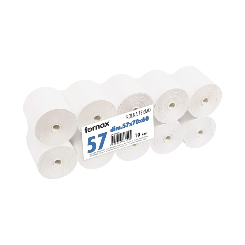 Rolna termo 57mm (fi62mm) 60m pk10 Fornax