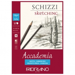Blok Accademia Schizzi Sketching 21x29,7cm 50L 120g Fabriano 41122129