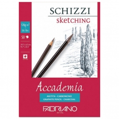 Blok Accademia Schizzi Sketching 29,7x42cm 50L 120g Fabriano 41122942