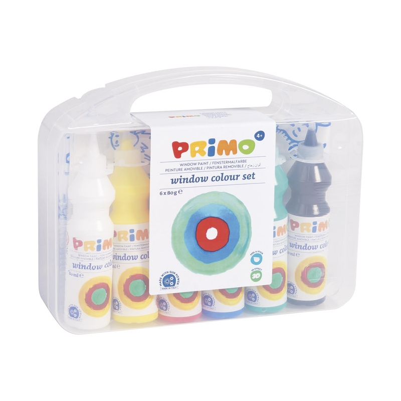 Boja za staklo 80ml x 6 boja (boca) u pp kutiji CMP 651W6SP