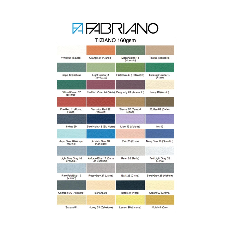 Papir boja B1 160g Tiziano Fabriano 52811025 rosa