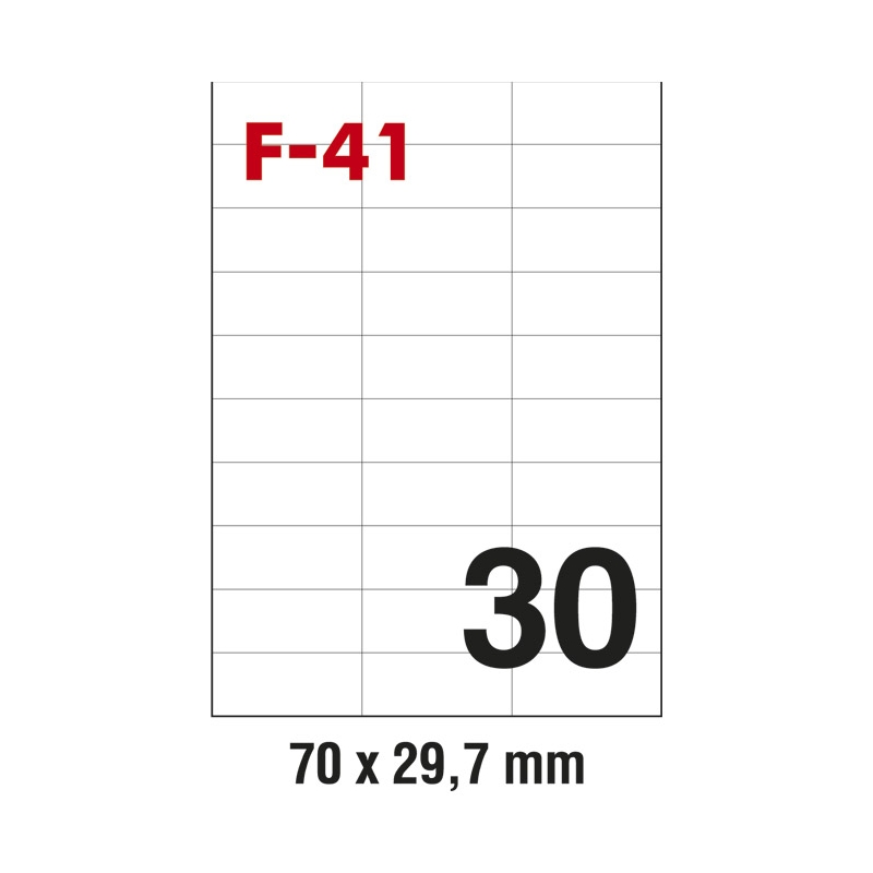 Etikete ILK  70x29,7mm pk100L Fornax F-41
