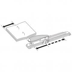 Heft mašina za spajanje do  40 listova stona duga (24) NeXXt Leitz 55600195 crna