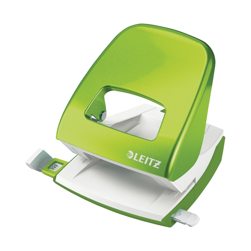 Bušač 2 rupe do  30 listova NeXXt Wow Leitz 50082254 metalik zeleni blister