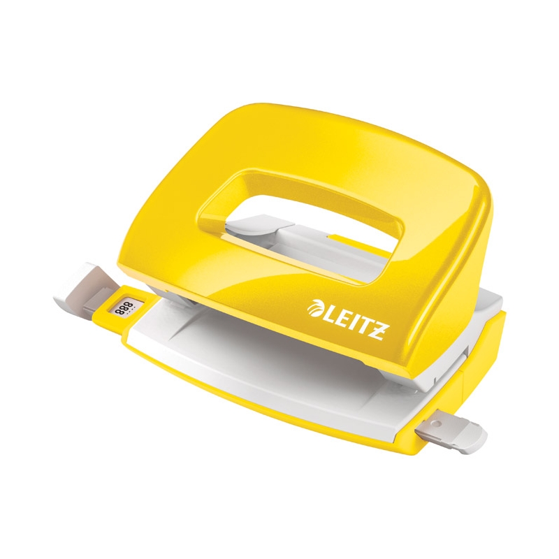 Bušač 2 rupe do  10 listova mini NeXXt Wow Leitz 50601216 žuti