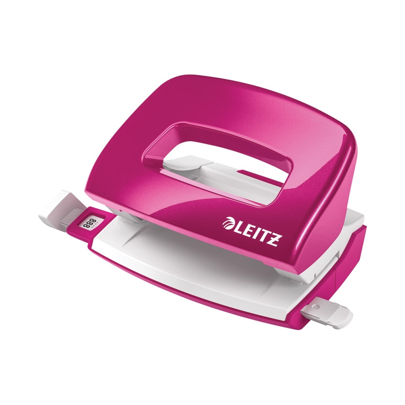 Bušač 2 rupe do  10 listova mini NeXXt Leitz 50601223 roze