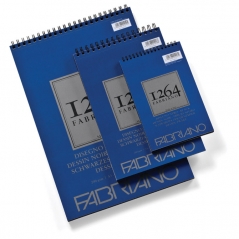 Blok Black Drawing spirala gore A4 40L 200g (black textured) 1264 Fabriano 19100652