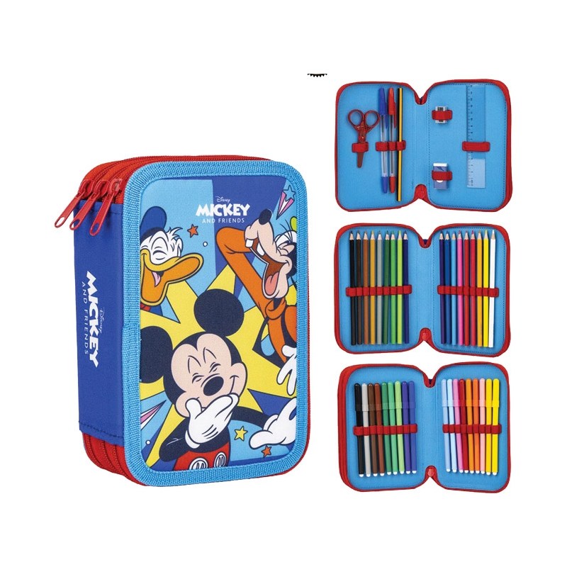 Pernica puna 3zipa Mickey and friend Cerda 2700000544 plava!!