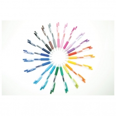 Roler gel 0,5mm sa gumenim gripom (uložak crveni) Sarasa Clip Zebra 14313 crveni