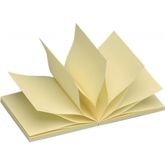 Z-notes 75X75 mm, žuta Info Notes