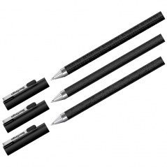 Hemijska olovka sa poklopcem Berlingo DoubleBlack 0,7 mm Berlingo