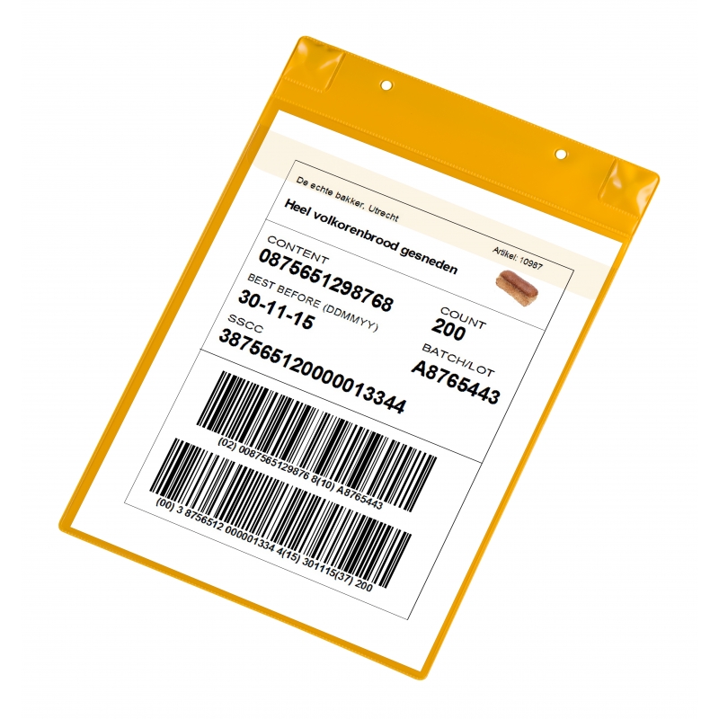 Magnetni džep u boji A4 uspravni, 1/5, Tarifold - Djois Tarifold žuta