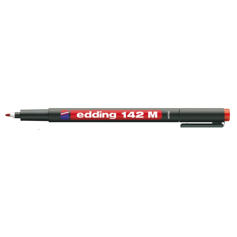 Permanent pen OHP marker 1,0mm 142M Edding crvena