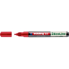 Paint marker E-51 Ecoline 1-2mm, na vodenoj bazi Edding crvena