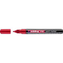 Paint marker E-791 1-2mm Edding crvena