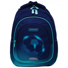 Ranac đački anatomski 3zipa AB330 Football Light 25.Astrabag 502025019 zeleni