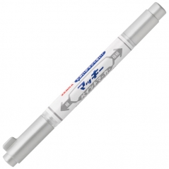 Marker uljani 0,7/1,2mm obostrani kosi/okrugli vrh Mckie Paint Zebra 57579 srebrni