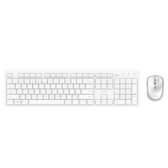 Tastatura+miš TRUST ODY II bežicna /US/bela