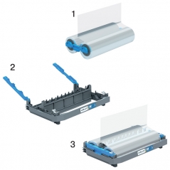 Kaseta sa folijom za plastificiranje sjajna u rolni  75my/56,4m za Foton 4410023 GBC