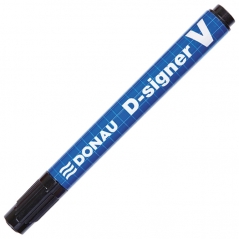 Marker permanentni 1-4mm kosi vrh D-signer V Donau 7370001-01PL crni