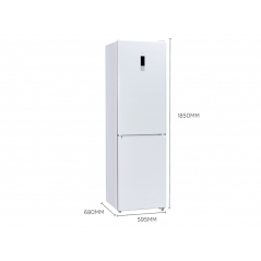 Frižider TCL RP409BWD0EE/samostojeci/kombinovani/Total No Frost/D/409L/185x59,5x68cm/bela