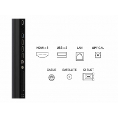 Televizor TCL 65C6KS/MiniLED/65"/4K/60Hz/Google TV/crna